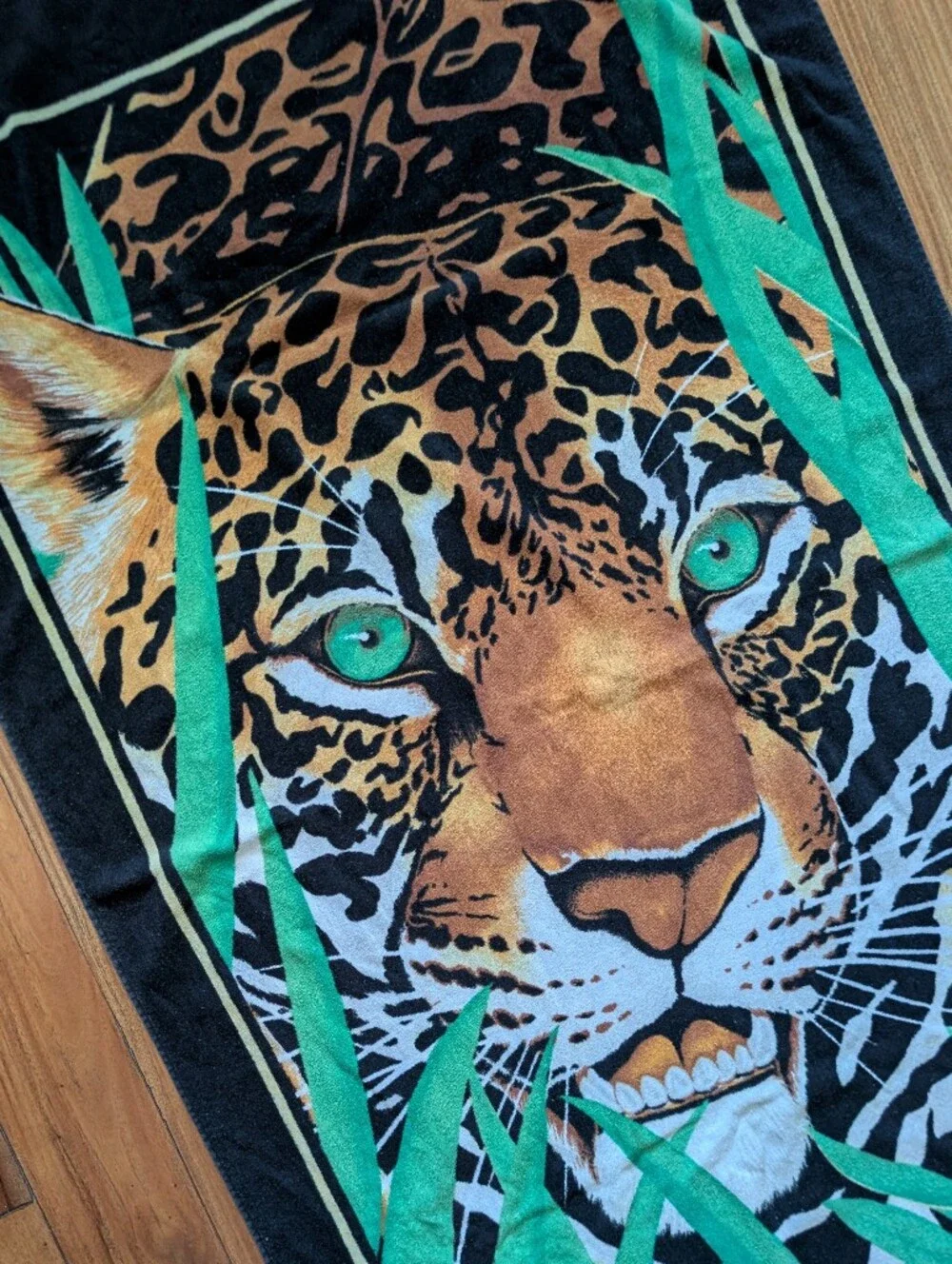 Leopard Vintage Beach Towel (XL)
